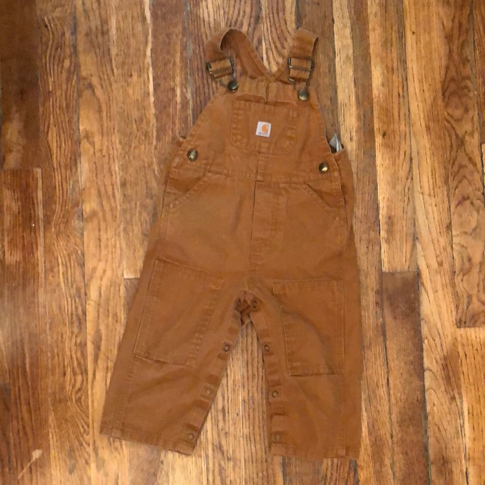 Carhartt 18m tan overalls